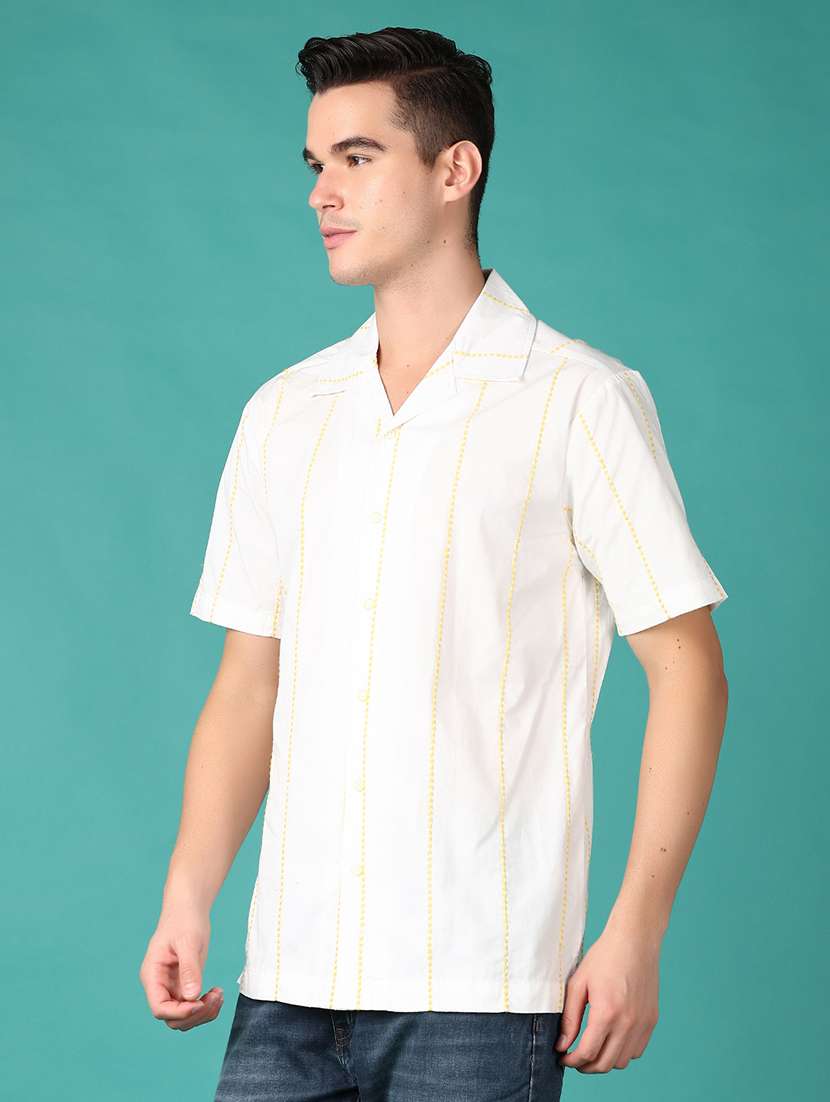 men striped short sleeve shirt - 21569718 -  Standard Image - 2