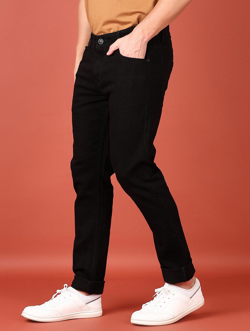 black cotton jeans - 21570277 - Standard Image - 2