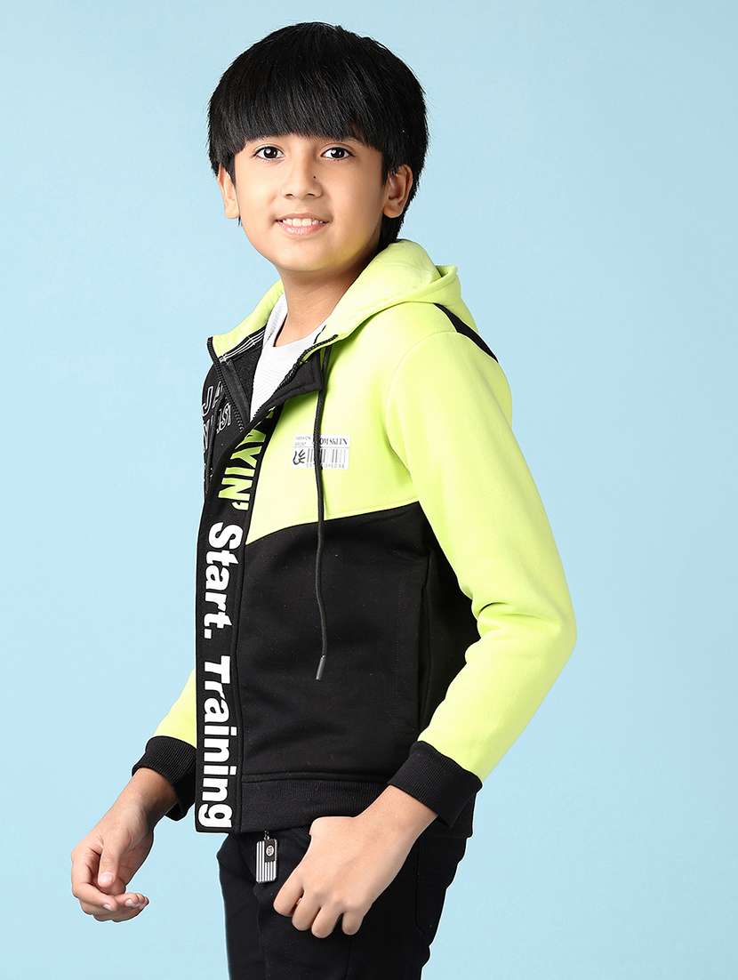 boys color block long sleeve sweatshirt - 21570677 -  Standard Image - 2