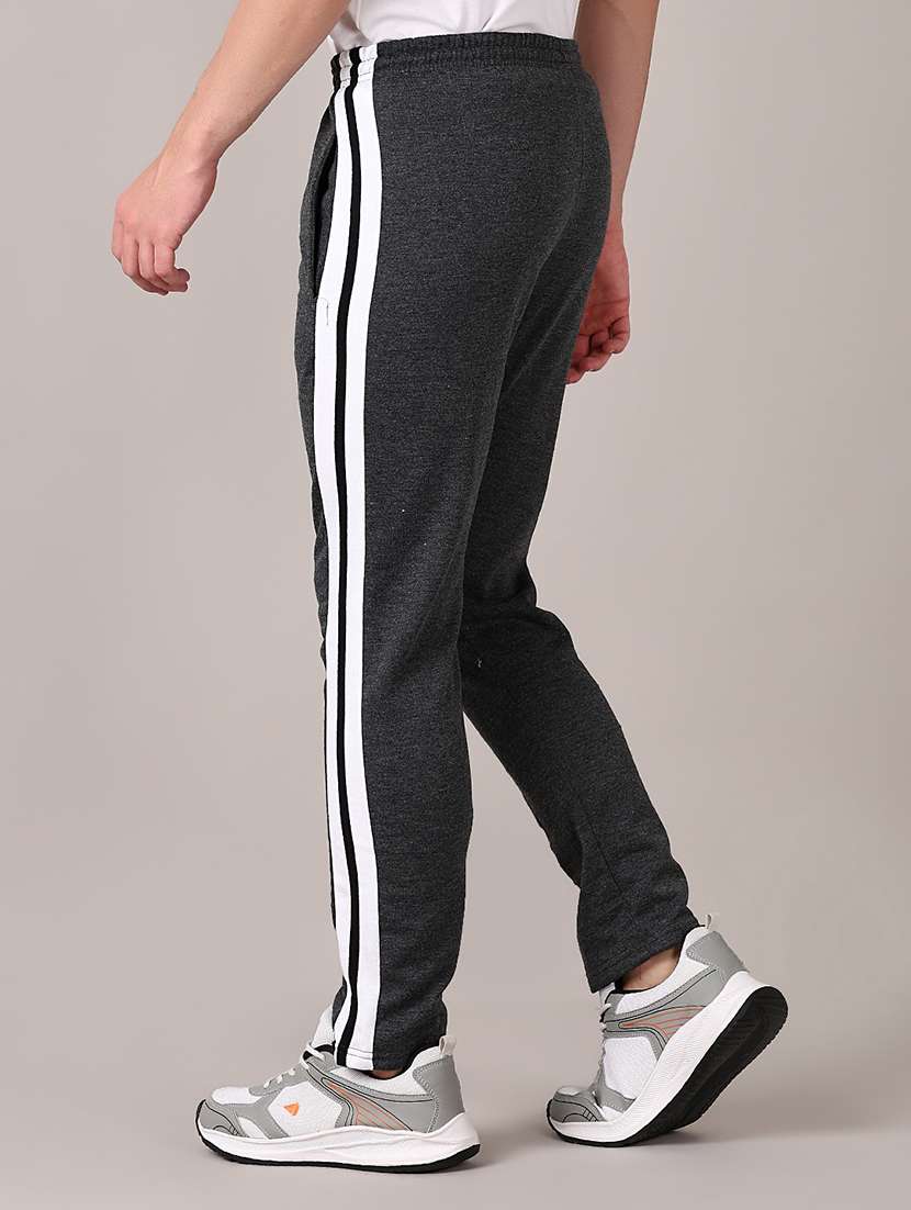 men side striped mid rise track pant - 21570811 -  Standard Image - 2