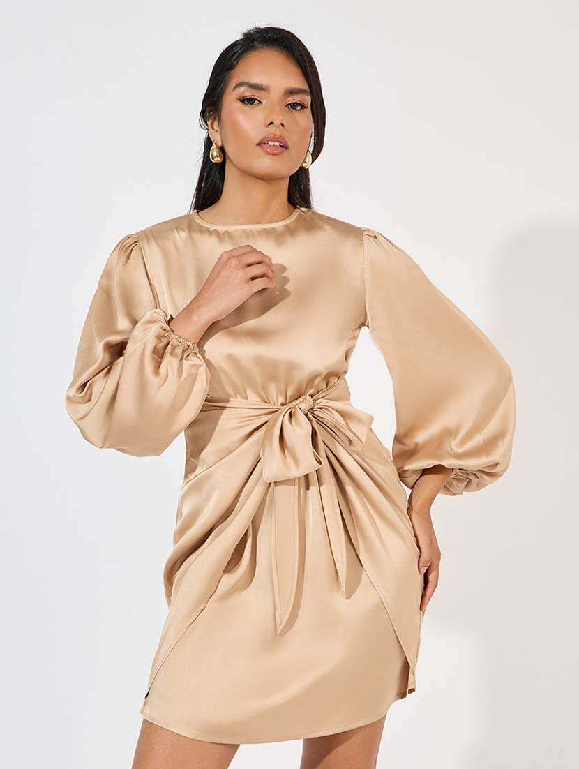 women nude solid sheath dress - 21571426 -  Standard Image - 2