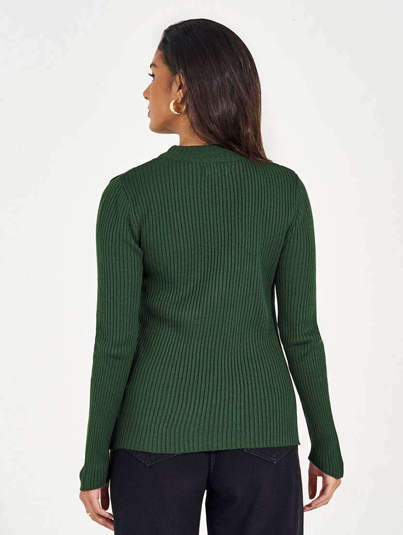 women long sleeve self-designed pullover - 21571434 - Standard Image - 2