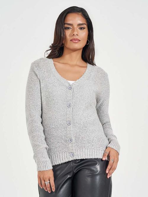 women long sleeve self-designed cardigan - 21571440 - Standard Image - 0