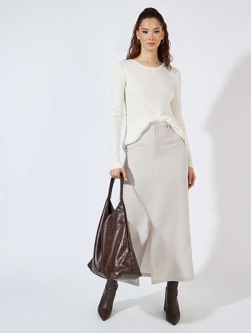 women long sleeve self-designed pullover