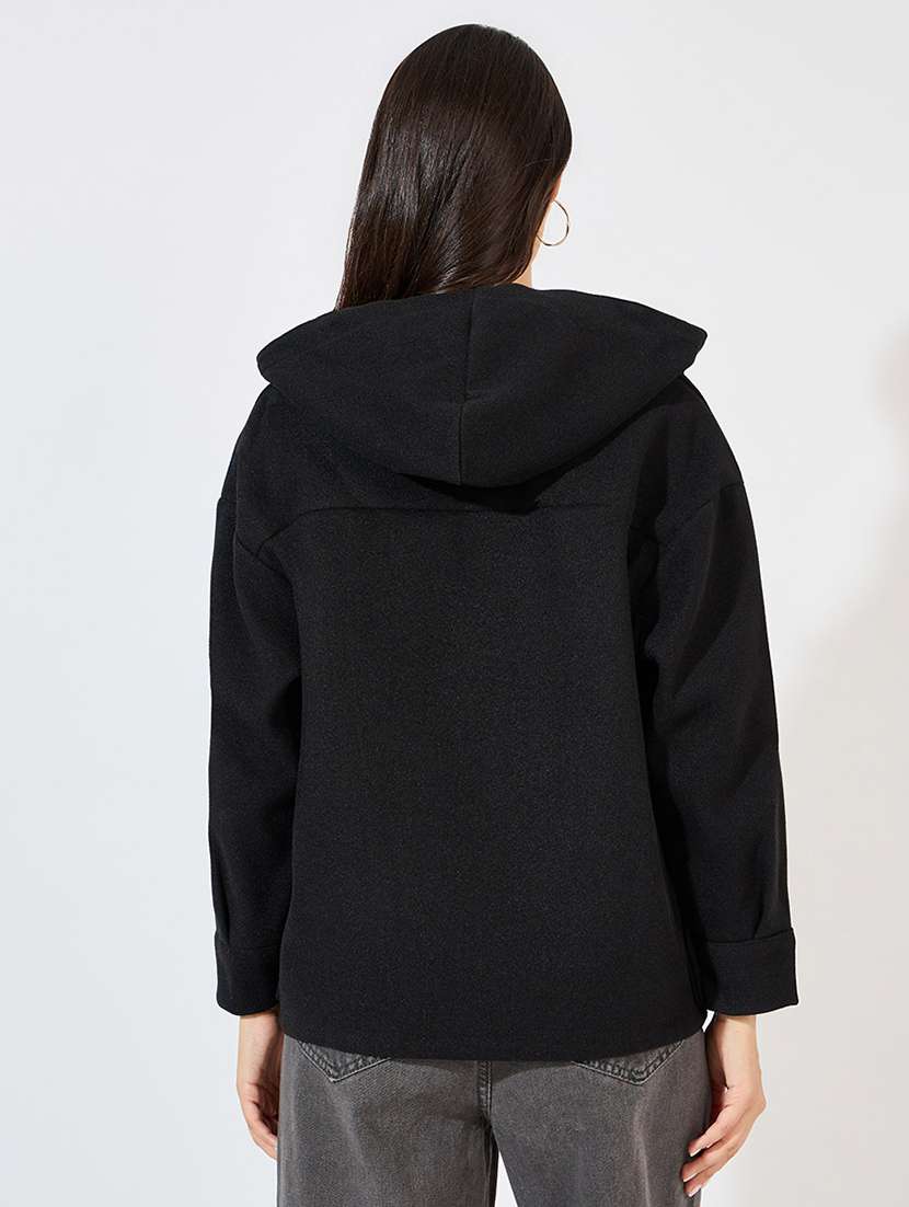 women long sleeve solid regular jacket - 21571489 -  Standard Image - 2