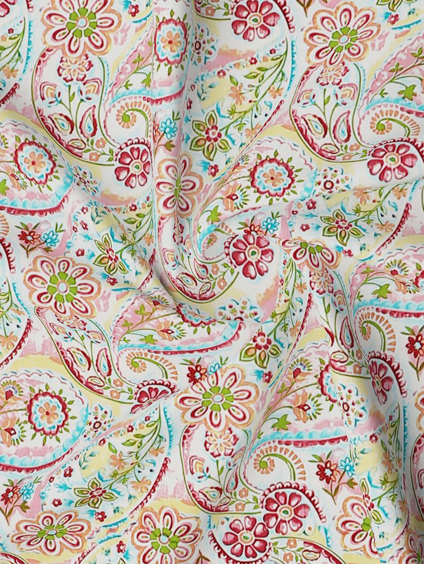 modefe 144 tc cotton 1 king bedsheet with 2 pillow covers - 21571544 - Standard Image - 2