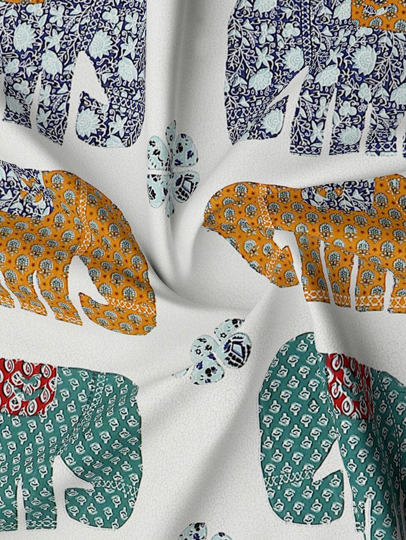 modefe 144 tc cotton 1 king bedsheet with 2 pillow covers - 21571577 - Standard Image - 2