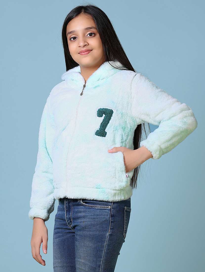 girls light blue long sleeve sweatshirts - 21572157 -  Standard Image - 2