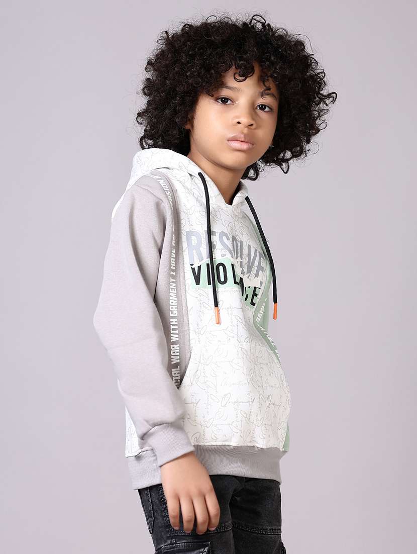 boys long sleeves color block sweatshirt - 21573090 -  Standard Image - 2