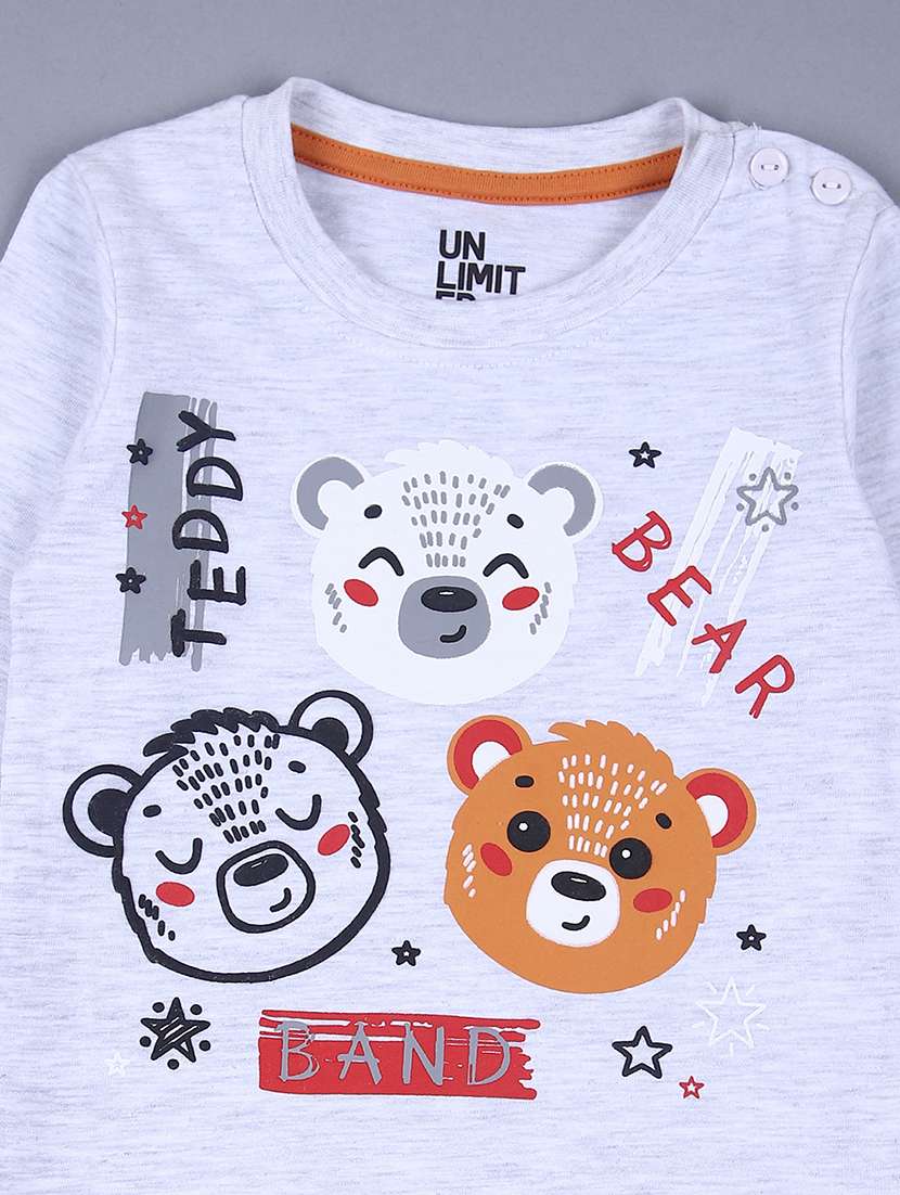 boys printed t-shirt & jogger full length sets - 21573255 -  Standard Image - 2