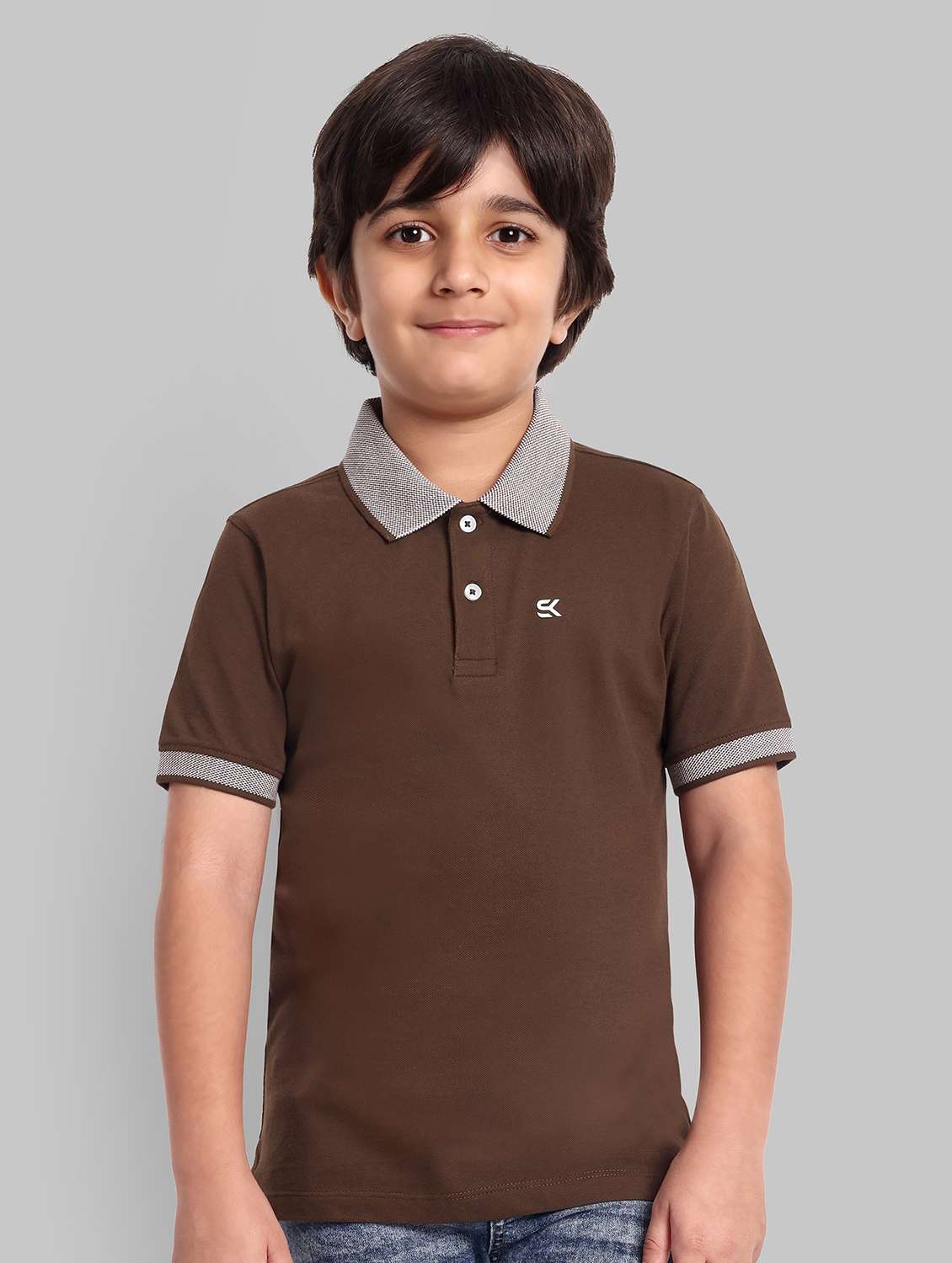 boys solid short sleeves polo t-shirt