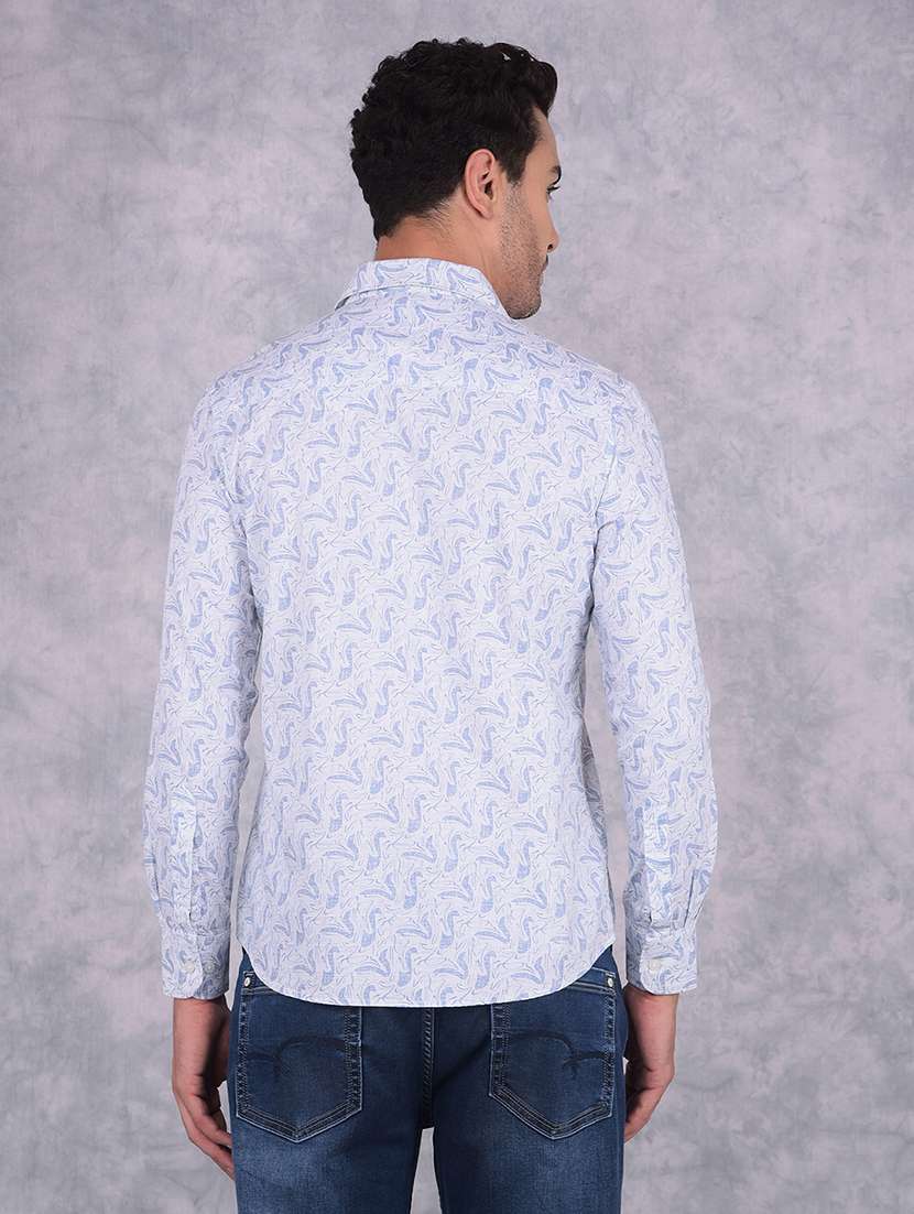 men printed collared regular fit shirt - 21573826 -  Standard Image - 2