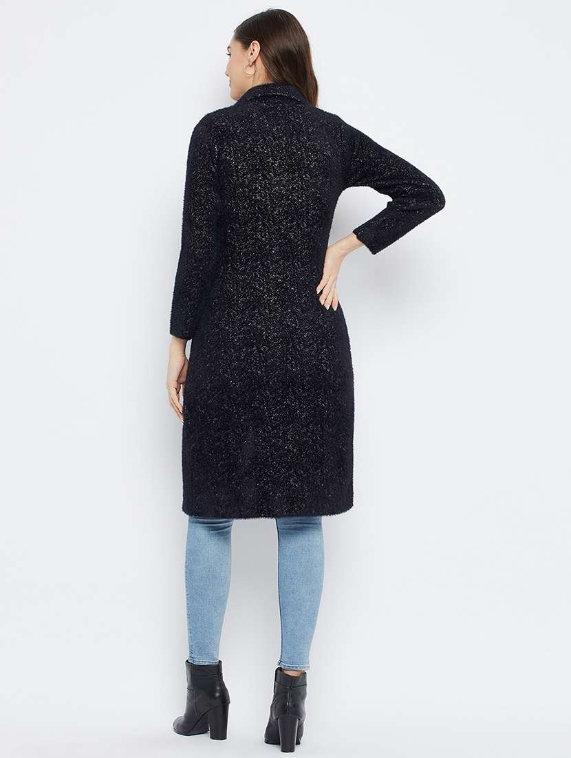 women self design long sleeve cardigan - 21574873 -  Standard Image - 2