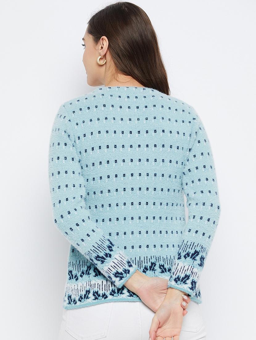 women self design long sleeve cardigan - 21574908 - Standard Image - 2