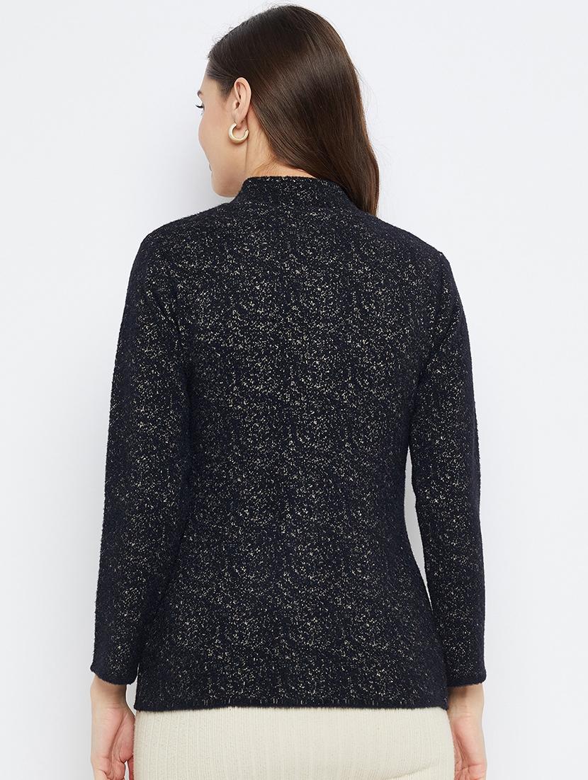 women self designed long sleeve cardigan - 21574934 - Standard Image - 2