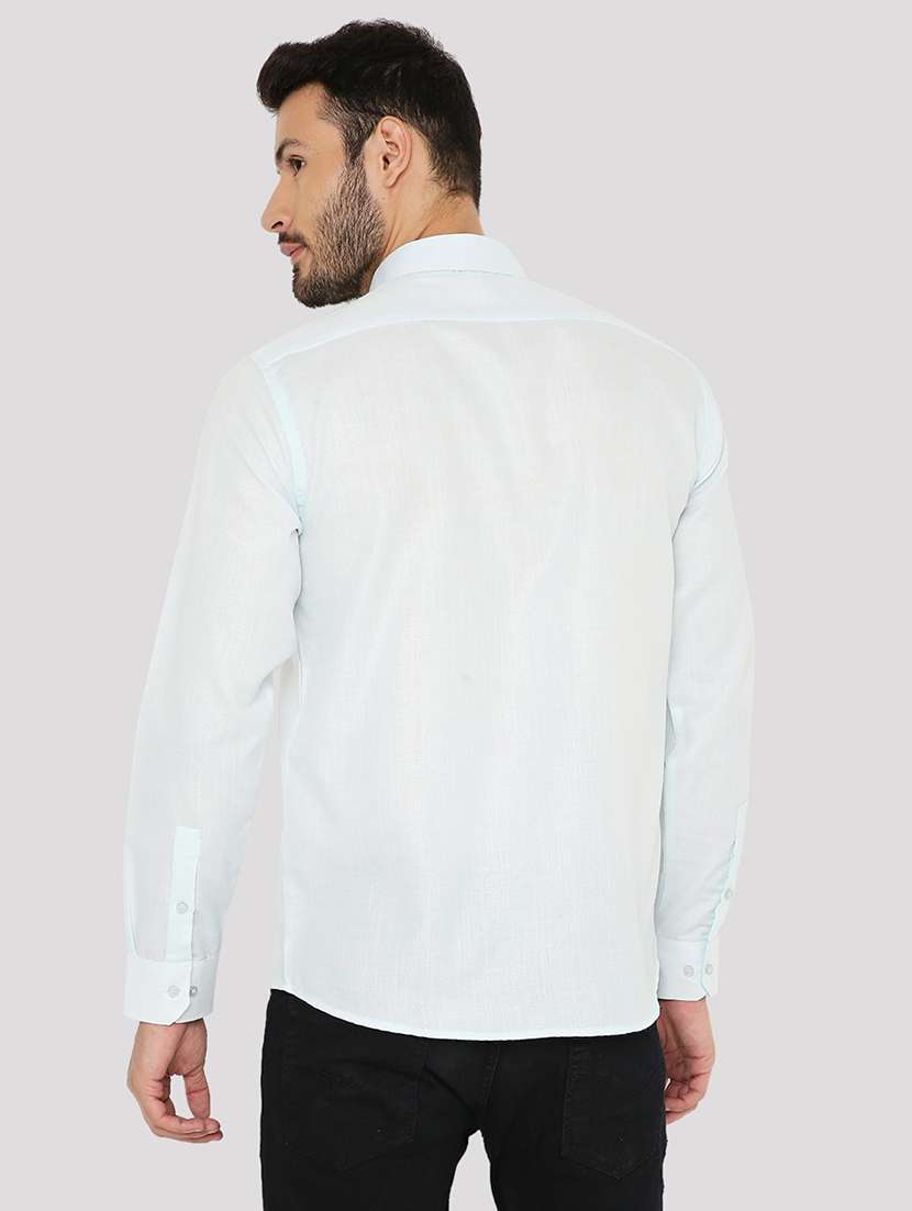 men slim fit plain formal shirt - 21574955 -  Standard Image - 2