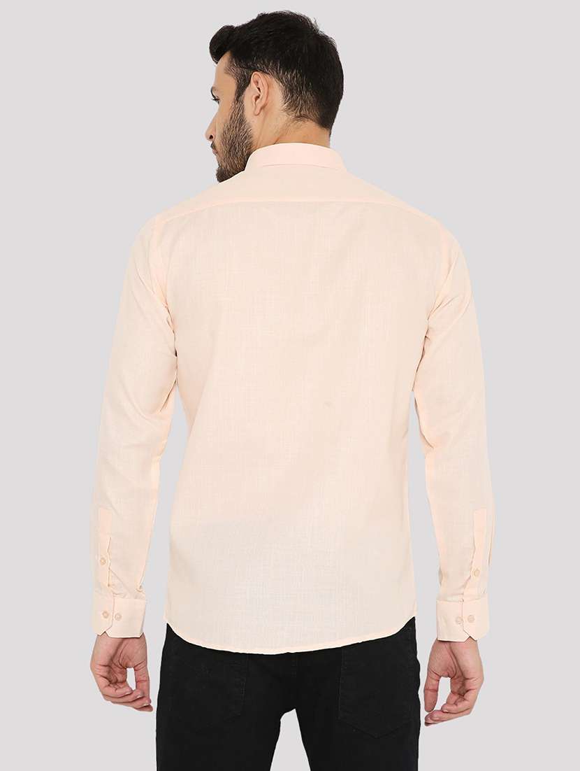 men slim fit plain formal shirt - 21574957 - Standard Image - 2