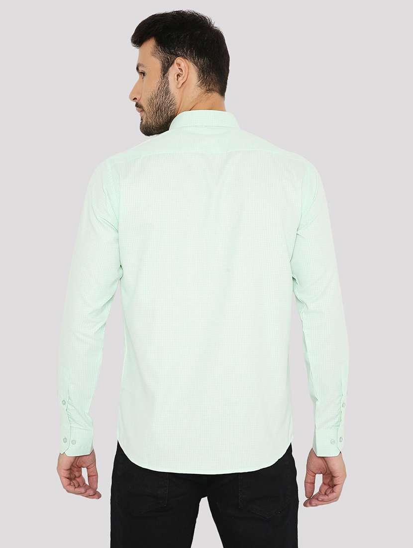 men checkered slim fit formal shirt - 21574963 -  Standard Image - 2