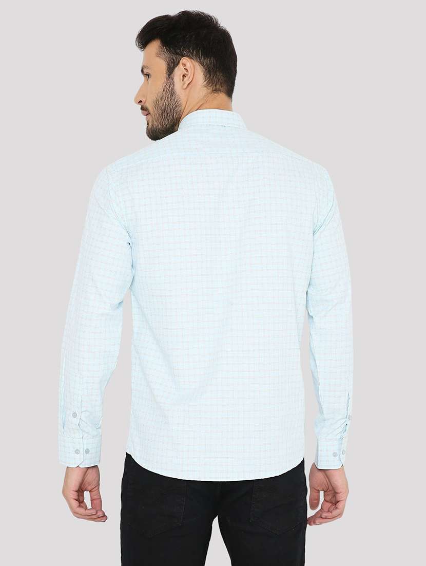 men checkered slim fit formal shirt - 21574980 -  Standard Image - 2