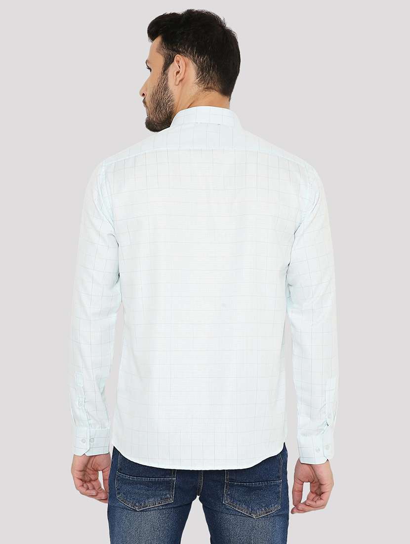 men checkered slim fit formal shirt - 21574985 - Standard Image - 2