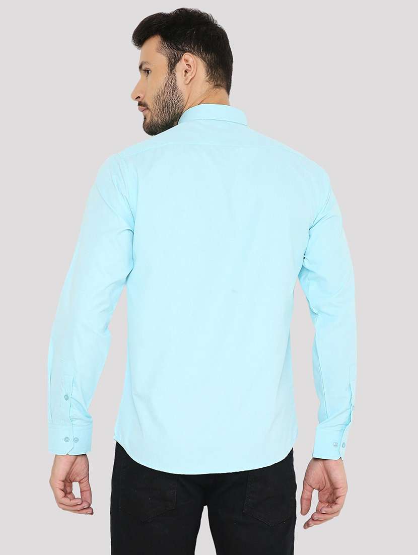 men solid slim fit formal shirt - 21574992 -  Standard Image - 2