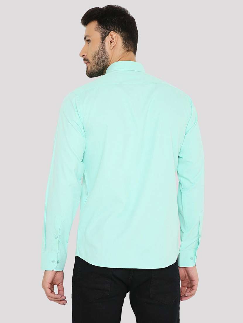 men solid slim fit formal shirt - 21574995 - Standard Image - 2