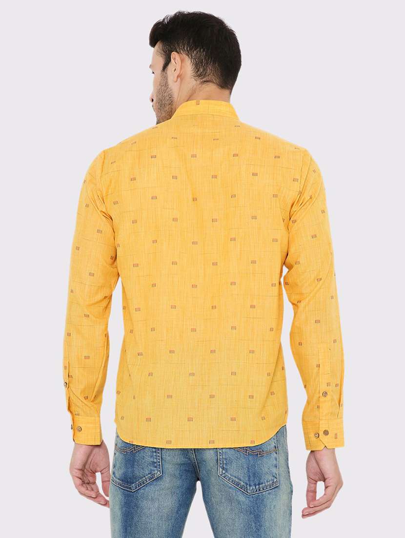 men printed regular fit short kurta - 21575030 -  Standard Image - 2