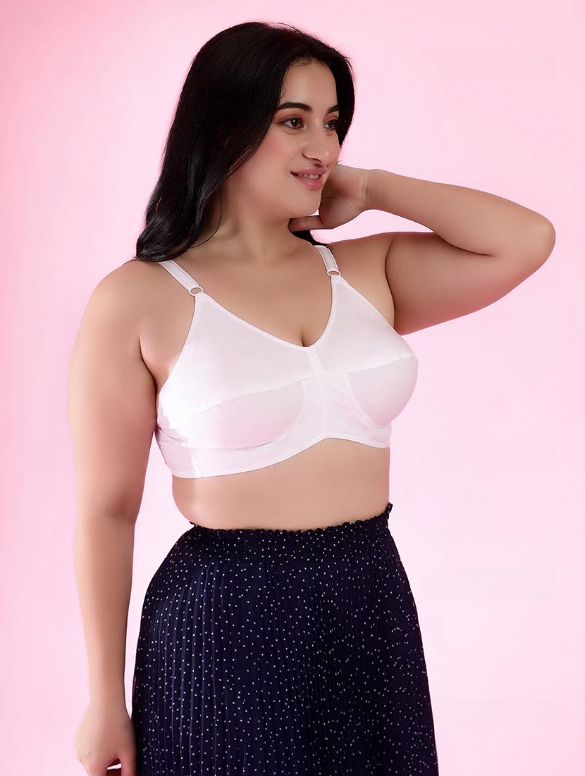 women non-wired solid set of 2 regular bra - 21575047 - Standard Image - 2