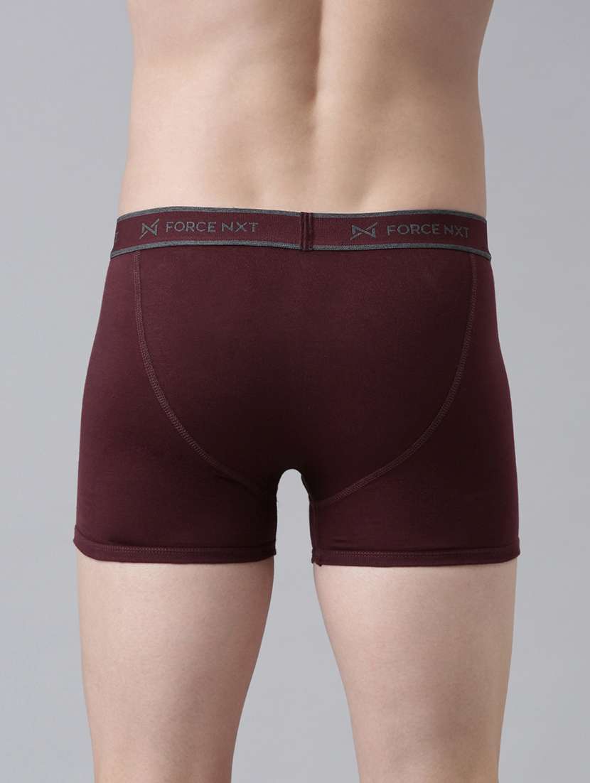 men solid cotton trunks - 21575161 - Standard Image - 2