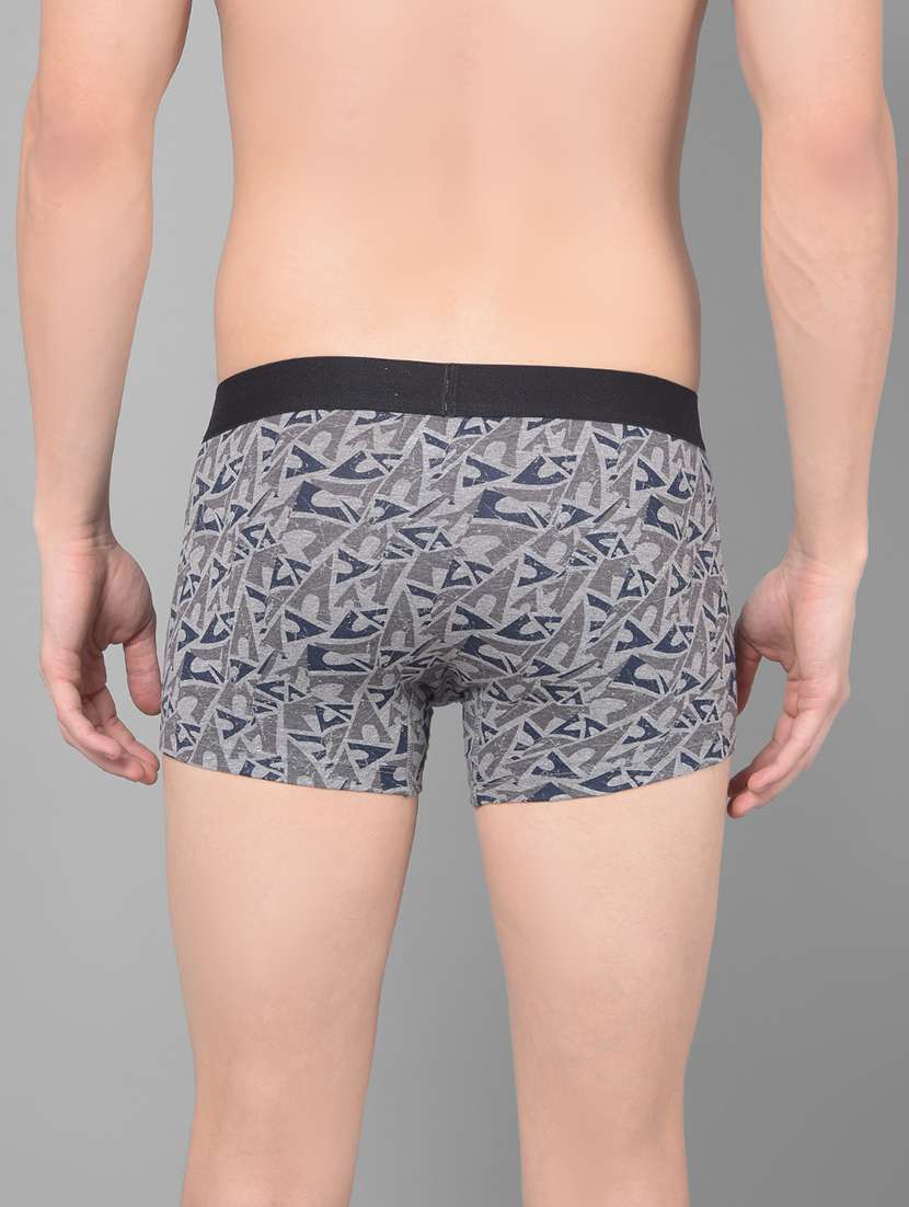 men printed cotton trunks - 21575241 - Standard Image - 2