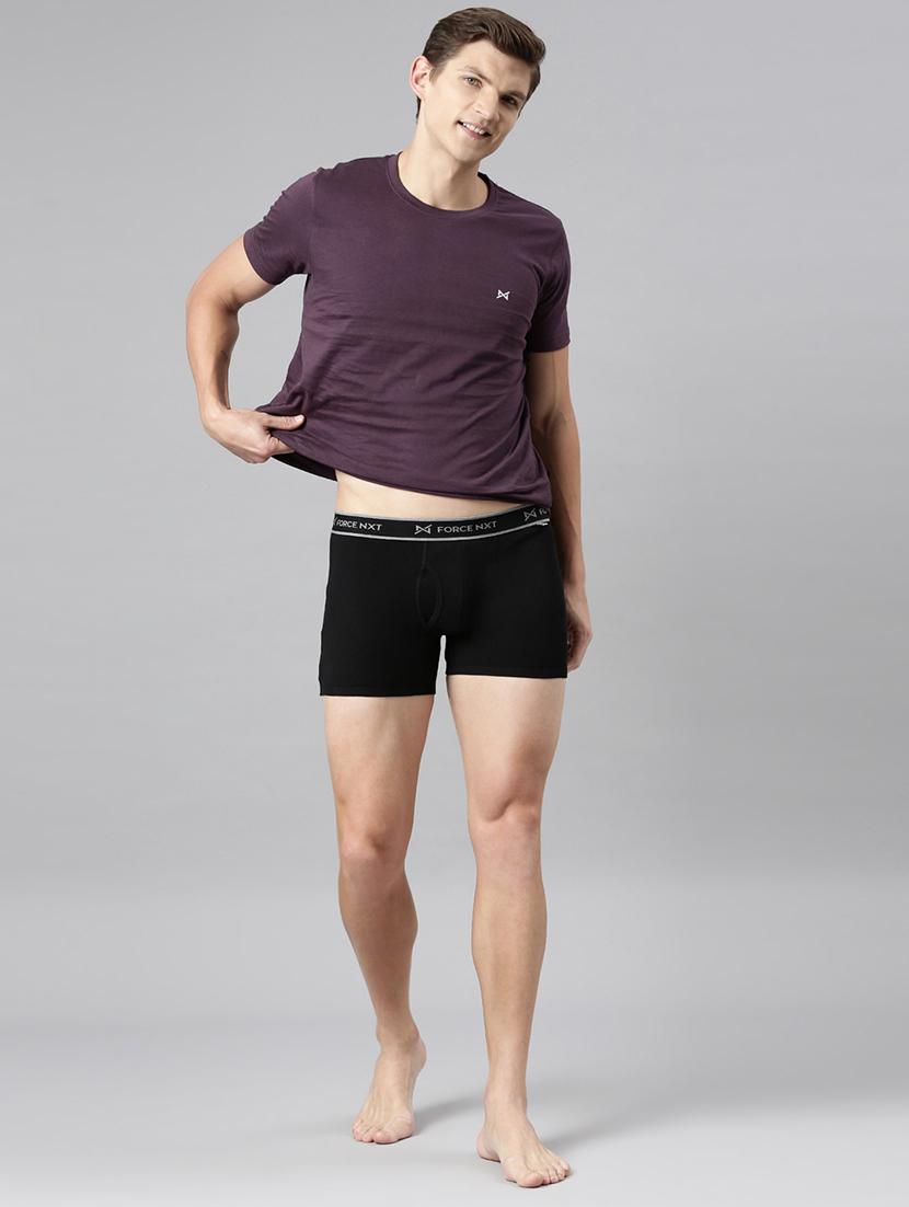 men solid cotton trunks - 21575353 - Standard Image - 2