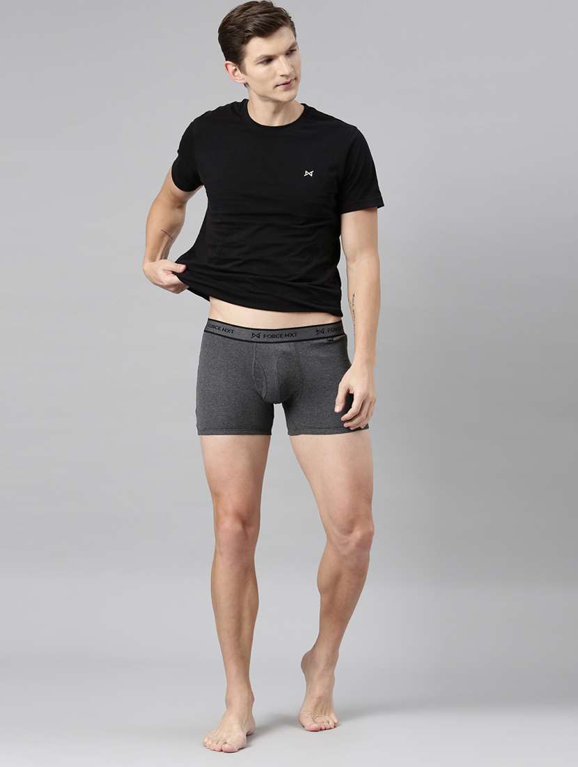 men solid cotton trunks - 21575354 - Standard Image - 2