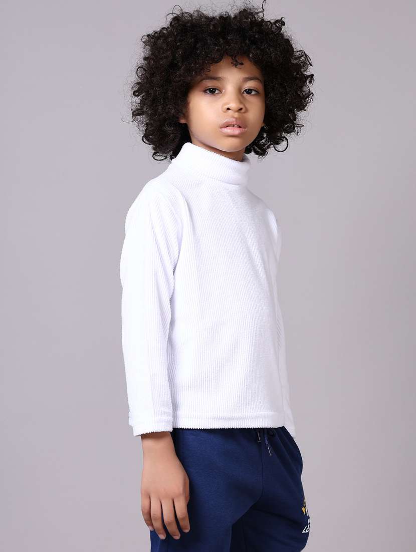 boys long sleeves solid sweater - 21575573 -  Standard Image - 2