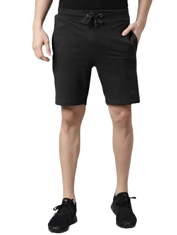 men solid mid rise regular fit shorts - 21576016 - Zoom Image - 0
