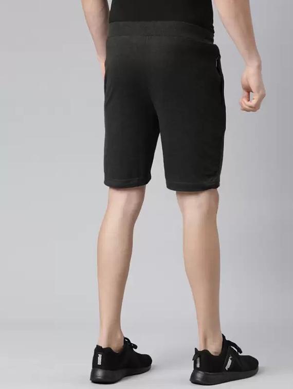 men solid mid rise regular fit shorts - 21576016 - Standard Image - 2