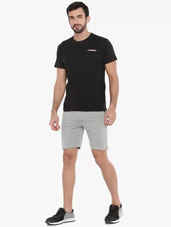 men pack of 2 solid regular fit shorts - 21576023 - Standard Image - 2