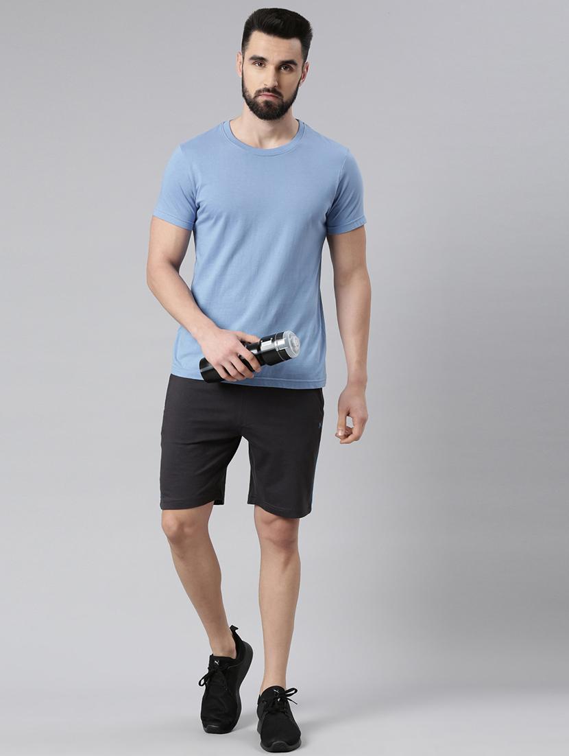 men pack of 3 solid regular fit shorts - 21576044 - Standard Image - 2