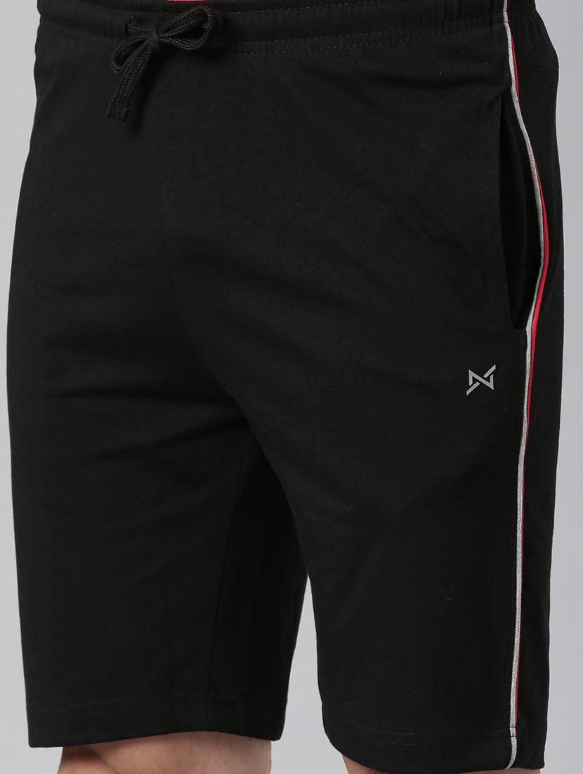 men pack of 3 solid regular fit shorts - 21576045 - Standard Image - 2