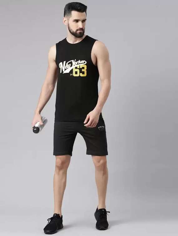 men pack of 2 solid regular fit shorts - 21576053 -  Standard Image - 2