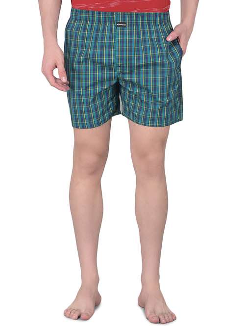 men checkered mid rise boxers - 21576087 -  Standard Image - 0