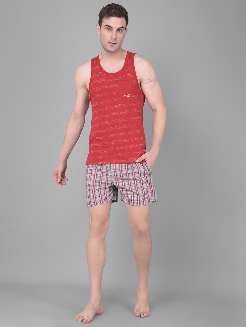 men pack of 2 checkered mid rise boxers - 21576090 - Standard Image - 2