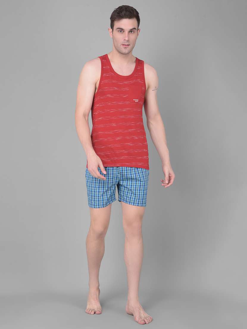 men pack of 2 checkered mid rise boxers - 21576091 -  Standard Image - 2