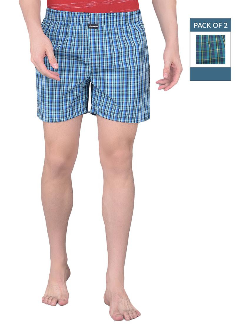 men pack of 2 checkered mid rise boxers - 21576092 - Zoom Image - 0