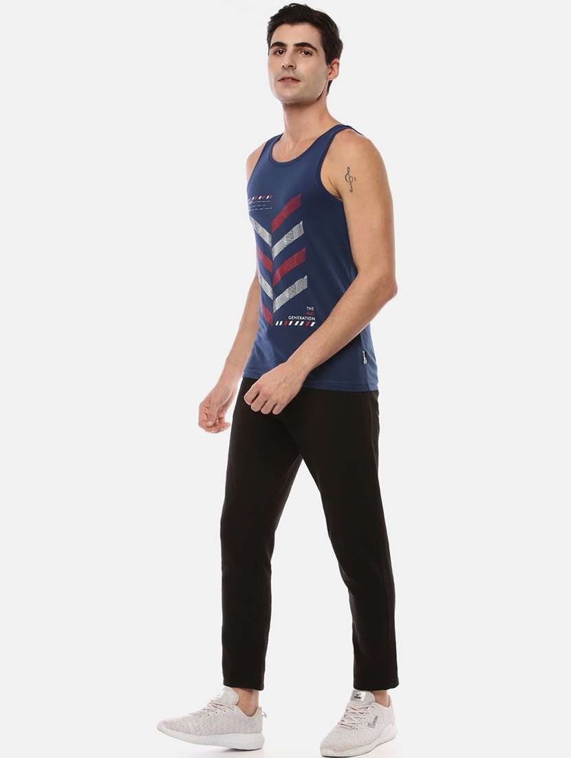 men printed sleeveless sports vest - 21576101 -  Standard Image - 2