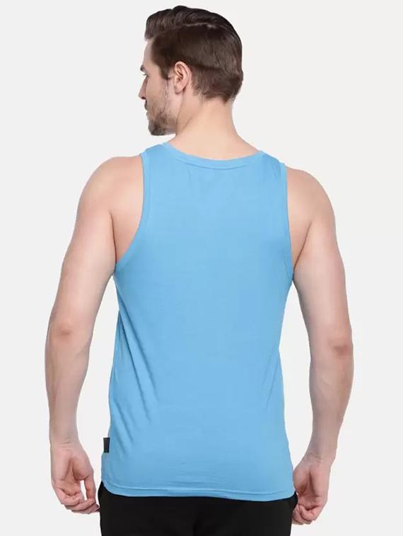 men printed sleeveless sports vest - 21576104 - Standard Image - 2