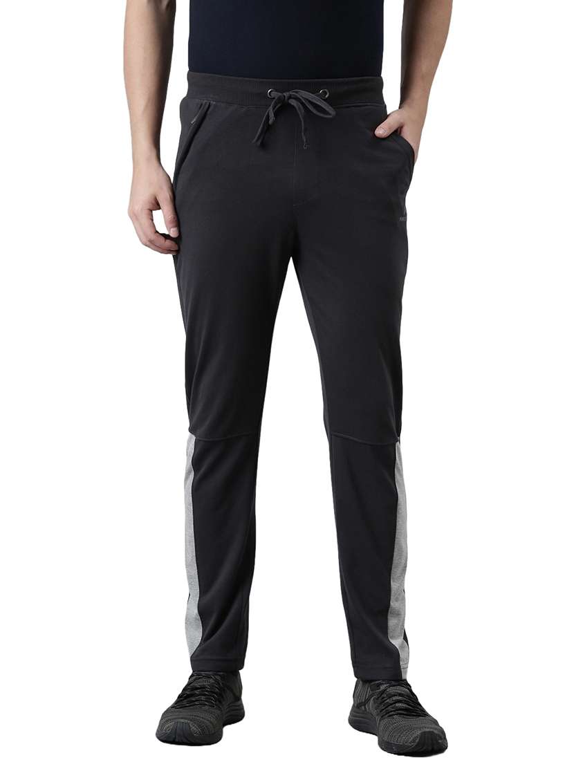 men regular fit mid rise full length track pant