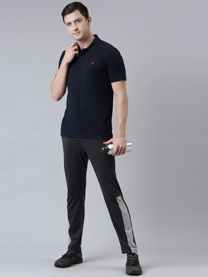 men regular fit mid rise full length track pant - 21576120 -  Standard Image - 2