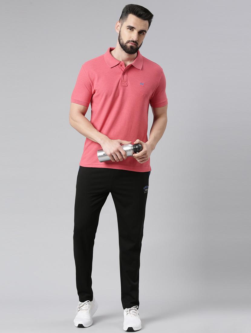 men regular fit mid rise full length track pant - 21576136 - Standard Image - 2