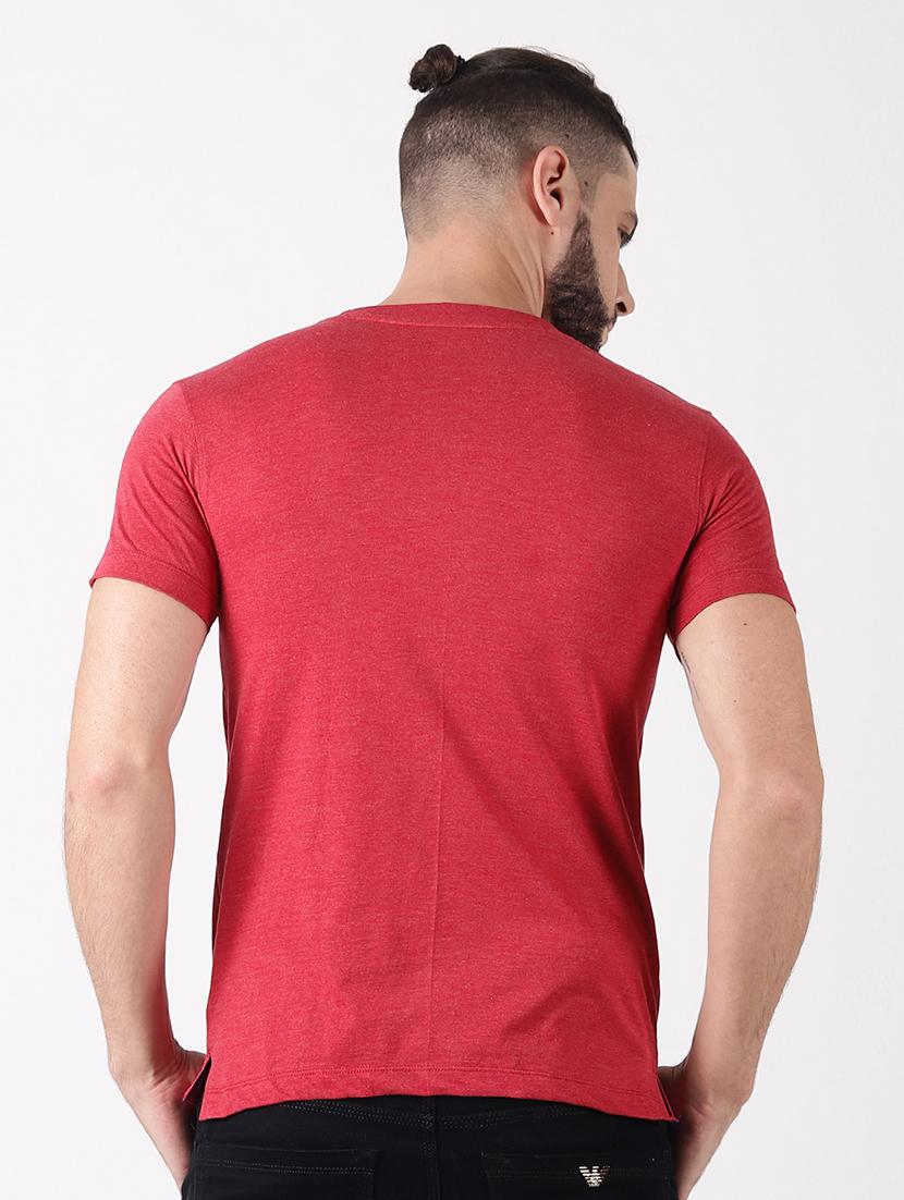 men pack of 2 solid henley neck short sleeves t-shirt - 21576168 - Standard Image - 2