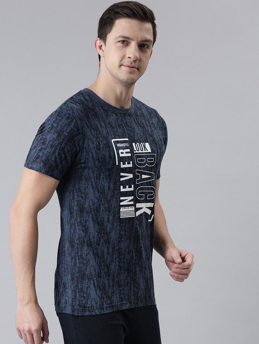 men pack of 3 round neck typographic short sleeves t-shirt - 21576185 - Standard Image - 2